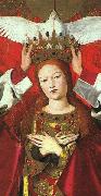 The Coronation of the Virgin, detail: the Virgin jkh CHARONTON, Enguerrand